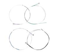 Dioche Jeu de Cordes en Acier pour Violon 4/4 à Enroulement argenté, Ensemble Complet EADG pour Musiciens Professionnels, longueur: 22 Pouces