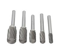 Dioche Jeu de Limes à Fraises Doubles en Carbure, Tige de 6 Mm pour le Travail des Métaux, la Sculpture sur Bois, la Fabrication de Bijoux, le Meulage, Outil Polyvalent pour le Meulage et la