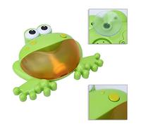 Dioche Jouet de Machine à Bulles de Grenouille électrique Interactive avec de la Musique pour Le Plaisir du Bain et Le Développement de l'enfant, Partenaire de Baignade à Batterie pour Le Jeu
