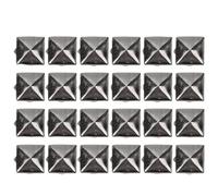 Dioche Kit 400 Ensembles de Rivets à Pointes pour la Maroquinerie - Clous à Pointes Carrés en Laiton de qualité Supérieure pour Ceintures, Sacs et Chaussures Personnalisés - 4MM-7MM Différentes