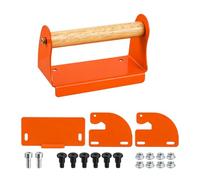 Dioche Kit de Charnière pour Plaque Chauffante, à Pince en Acier pour 28, | Poignée de Couvercle en Acier, Cuisson en Plein Air, Ajustement à Pince, Trous Pré-percés, compatibilité Blackstone 28, 36,