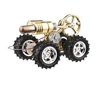 Dioche Kit de Moteur Stirling - Modèle de Générateur d'électricité avec Volant d'inertie pour Expériences Scientifiques - Jouet éducatif Parfait pour Enfants et Adultes (Type 2)