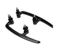 Dioche Kit de Rails de Barre d'appui Arrière pour Passager de Moto en Aluminium CNC, pour Z650 2017 - 2018 (BLACK)