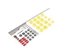 Dioche Kit de Remplacement de Tampons Kit de Maintenance de Réparation de Bricolage Pratique pour Flûte - Accessoires de Pièces Complets Comprenant des Vis, des Tampons et Plus Encore pour des