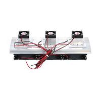 Dioche Kit de Système de Refroidissement par Air de Réfrigération Thermoélectrique Trinucléaire Peltier 180 W avec 3 Ventilateurs de Refroidissement, Idéal pour les Petits Espaces, Fonctionnement