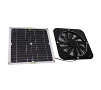 Dioche Kit de Ventilateur de Panneau Solaire de Refroidissement Efficace de Ventilateur Solaire de 8 Pouces Sol13,5 Pouces 100W adapté aux Serres, aux Poulaillers et aux Abris pour Chiens