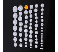 Dioche Kits de Vis sans Fin de Courroie de Poulie d'engrenages en Plastique de 10 Dents N64 Types pour Le Jouet de Moteur de Robot-Parfait pour l'ingénierie et la Fabrication de Modèles (64 Types