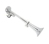 Dioche Klaxon de Trompette Unique - Ajustement Universel 12 V pour Voitures, Camions, Bateaux et Motos - Construction en Alliage de Zinc - Installation Facile