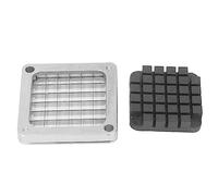 Dioche Lame de -frites Commerciale de 1/2 Pouce - Outil de Manuel Robuste pour Pommes de Terre, Acier Inoxydable à Haute Teneur en Carbone pour Légumes, Utilisation et Nettoyage Faciles (12mm)