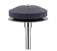 Dioche Lawn Mower Vane/Wing Affûteur de Lame de Tondeuse à Gazon, Affûteur Universel, Pierre de Roue de Meuleuse pour Perceuse électrique et Perceuse à Main, Tige de 1/4 de Pouce (Silver)