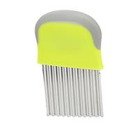 Dioche Le Couteau à Trancher les Pommes de Terre Wavy Cutter, Lame Ondulée en Acier Inoxydable Importée, Est un Outil de Cuisine Polyvalent pour Hacher les Oignons, les Pommes de Terre et les frites.