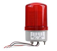 Dioche LED Be1pc Gyrophare Rotatif d'urgence à LED Rouge 220 V Voyant d'avertissement éblouissant pour Atelier et Chantier de Construction - Durable et sans Bruit
