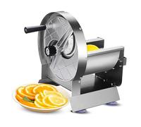 Dioche Légumes Professionnel Trancheuse à Légumes Manuelle Commerciale - -fruits en Acier Inoxydable d'épaisseur Réglable de 0,2 à 10 Mm pour une Préparation Rapide et Facile des Aliments - Parfait