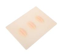 Dioche Lip Training Réaliste 3Pcs Kit de Formation Peau de Pratique des Lèvres en Silicone pour Simulation de Microblading - Conception 3D pour Débutants et Professionnels