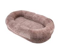 Dioche Lit pour Chien Humain Grand Tapis pour Humains et Chiens, Respirant et Lavable, Design à Chevrons, adapté aux Chambres intérieures. 175x90x30cm (135 * 85 * 30cm)