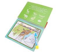 Dioche Livre de Coloriage à l'Eau, Livre de Dessin avec Stylo à Eau Réutilisable pour Enfants, Jouet d'apprentissage Propre et sans Dégâts, Amusant et Précoce (Animaux)