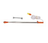 Dioche Longue Lance de Pulvérisation Tige d'extension de Barre de Pulvérisation Extensible en Acier Inoxydable pour la Stérilisation des Arbres Fruitiers avec Buse, Outil de Jardinage Durable de 22