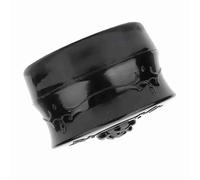 Dioche Loose Powder Container Boîte Distributrice de Poudre Libre de Maquillage Vide Vintage Rose avec Houppette de Poudre Douce, étui Cosmétique Léger et adapté aux Voyages, Noir (BLACK)