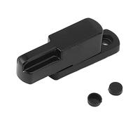 Dioche Loquet de Fenêtre Noir Serrure de Fenêtre en Alliage d'aluminium, Serrure de Ceinture, de sécurité Antivol de Type T pour Enfants, Adaptée à la sécurité de la Maison et à une Installation