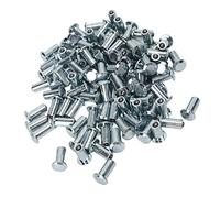 Dioche Lot de 100 Crampons de Pneu Antidérapants Solides pour VTT, UTV, Chariot élévateur et Véhicules Tout-terrain - Argent 14 Mm (13 mm (JX8-13-1))