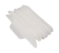 Dioche Lot de 30 Coussinets Anti-transpiration Jetables Doux et Respirants pour Collier Auto-adhésif pour Hommes et Femmes Tissus Non Tissés Blancs