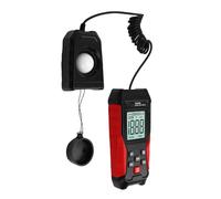 Dioche Luxmètre Numérique Luxmètre d'éclairement Numérique - Portatif de Haute Précision avec écran LCD - Plage de Mesure de 0,1 à 200 000 LX pour Usines, Laboratoires et