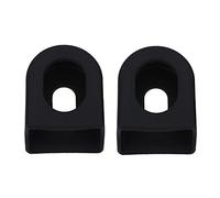 Dioche Manivelle Protecteur VTT Manivelles par Praxis 1 Paire 2 Pièces Manivelle Protection Couverture Souple Pédale Couronne Ensemble Manches Bottes Vélo Accessoire (Noir)