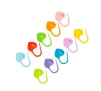 Dioche Marqueurs de Points à Tricoter 50 Pièces Marqueurs de Points Colorés en Forme de Coeur pour le Tricot, Pinces à Aiguilles en Plastique pour le Crochet et l'artisanat de Bricolage