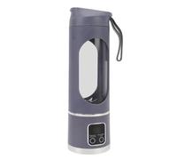 Dioche Mélangeur électrique Presse-agrumes 450 Ml Tasse de Presse-agrumes Portable Rechargeable, à Usage Domestique, Conception Gris-violet