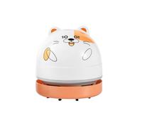 Dioche Mini Aspirateur Mini Aspirateur de Bureau sans Fil Mignon avec un Design de Dessin animé, Rechargeable par USB. Cadeau Parfait pour le Nettoyage de la Maison, les Claviers, les Bureaux, les (1)