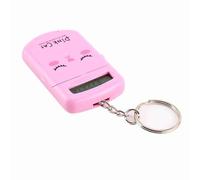 Dioche Mini Calculatrice Porte-clés Dessin animé Mignon Affichage à 8 Chiffres Calculatrice de Base Portable de Poche pour Enfants étudiants Fournitures Scolaires Rose Bleu Noir Gris (Pink)
