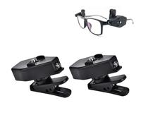 Dioche Mini Lampe de Lecture, Lampe à Pince à Pince Lampe à Pince pour Lampe de Poche à Pince pour Entretien Nocturne Des Appareils De Pêche pour la Lecture (1 Paire)