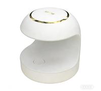 Dioche Mini Lampe LED pour Ongles, Sèche-vernis Gel, Durcissement de la Lumière USB, Outils D'art, Portable, Rapide et Sûr, pour Usage Domestique et en Salon, ABS, 6.8cm, 50g (WHITE)