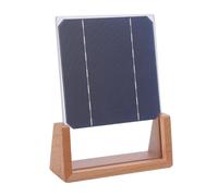 Dioche Mini Panneau Solaire Monocristallin - 3 W - Cellule Solaire éducative à Haute efficacité de Conversion pour Projets Scientifiques et Décoration d'intérieur