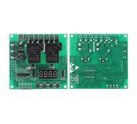 Dioche Minuterie 12 V YYB-5 Carte de Commande de Moteur 12 V/24 - Module de Cycle de Synchronisation à Double Relais pour Applications Solénoïde et Moteur, Synchronisation Réglable de 0,1 S à 999