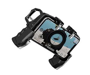 Dioche Mobile GamCell Phone Gamepad Control Boutons Mécaniques Multifonctionnels Contrôleur de Jeu Mobile pour Téléphones de 4,7 à 6,5 Pouces - Prise Ergonomique, Opération à Quatre Doigts, Jeu