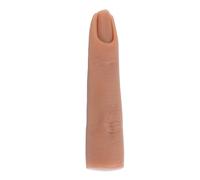 Dioche Modèle de Doigt de Pratique du Nail Art, Doigt de Mannequin Réglable en Silicone pour la Pratique du Tatouage des Ongles, Accessoire D'affichage de Bijoux, Texture Réaliste, (5#)