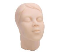 Dioche Modèle de Visage de Mannequin Tête en Silicone Réaliste pour la Formation par Injection de Microplastique, Esthéticienne, étudiant en Pratique, Esthéticienne Professionnelle