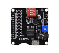 Dioche Module Audio 5W MP3 9CH Déclencheur | 3,7-5 V CC, Prend en Charge MP3/WAV, Carte Mémoire et clé USB, 8 Modes de Déclenchement, Pilote des Haut-parleurs 4 Ω/8 Ω.