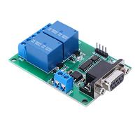Dioche Module Protocole Uart, Module de Commutation de Relais Série à 2 Canaux, Interface RS232 DB9, Carte d'automatisation de Télécommande