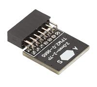 Dioche Module TPM 2.0, Puce de sécurité, Processeur de Cryptage 14 Broches pour Cartes Mères, Protection 11 PC, PCB Noir