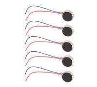 Dioche Moteur de Vibration de Pièce de Monnaie 5 Pièces DC 3 V 80 MA Micro Moteur Vibrant Plat 10 X 2 Mm pour Téléphones Mobiles et Téléavertisseurs - 11 000 Tr/min à Brosse CC Durable et Haute (27mm)