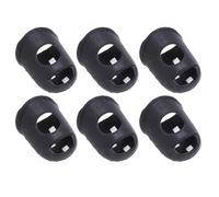 Dioche Nail Art Couvre-doigts Protections en Silicone Anti-lumière Noir Manucure Protège-doigts pour Lampe LED Application de Vernis à Ongles à la Maison 20 Pièces (L)