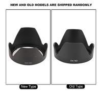 Dioche Objectif Ew 78d Le Pare-Soleil d'appareil Photo ABS EW-78D Est Compatible avec l'Objectif EF-S 18-200 Mm F/3.5-5.6 is et Constitue Un Couvercle de Protection Anti-éblouissement Facile à