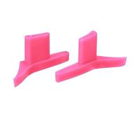 Dioche Outil Cosmétique en Plastique pour un Look Parfait, Facile à Utiliser, Portable, Rose Rouge, 2 Pièces (Dramatique)