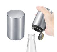 Dioche Ouvre-biberon D'ouvre-biberon en Acier Inoxydable Ouvre-bouchons de Bouteille Automatique Push Down Pop Off Bar Tool avec Magnétique pour le Camping de Pique-nique à Domicile