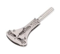 Dioche Ouvre-boîtier de Montre en Acier Inoxydable à 3 Points St3 - Outil Universel pour Retirer Le Couvercle Arrière de la Montre et Les Vis de Batterie pour Les Tailles 17-53 Mm avec 12 Griffes de