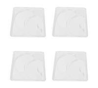 Dioche Patchs Sous les Yeux Réutilisables, 12 Pièces, Moules, Plateau Transparent pour les Yeux, Plaque pour Bricolage, Soins de la Peau
