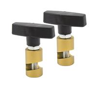 Dioche Pince de Support 2 Pièces-outil d'étrier Universel Multifonctionnel de 12mm pour Hayons, Hayon, Coffres (YELLOW)