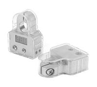 Dioche Pince Négative Automatique 2 Connecteurs de Borne de Batterie de Voiture avec Voltmètre pour la en Temps Réel - Jauge 0/4/8 AWG, Matériau en Alliage de Zinc, Ajustement Universel pour Divers